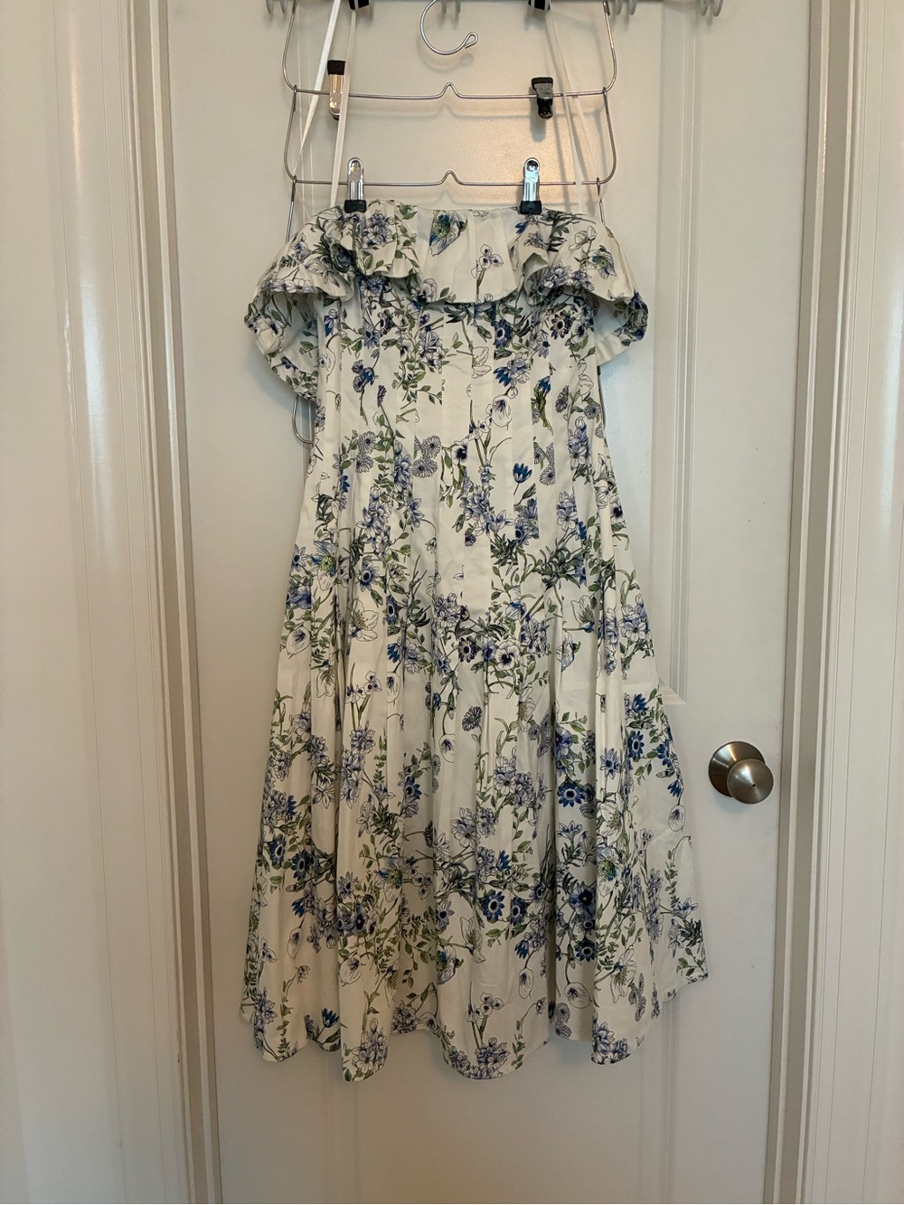 Rare Vintage Antonio Melani Botanical Cotton Dress